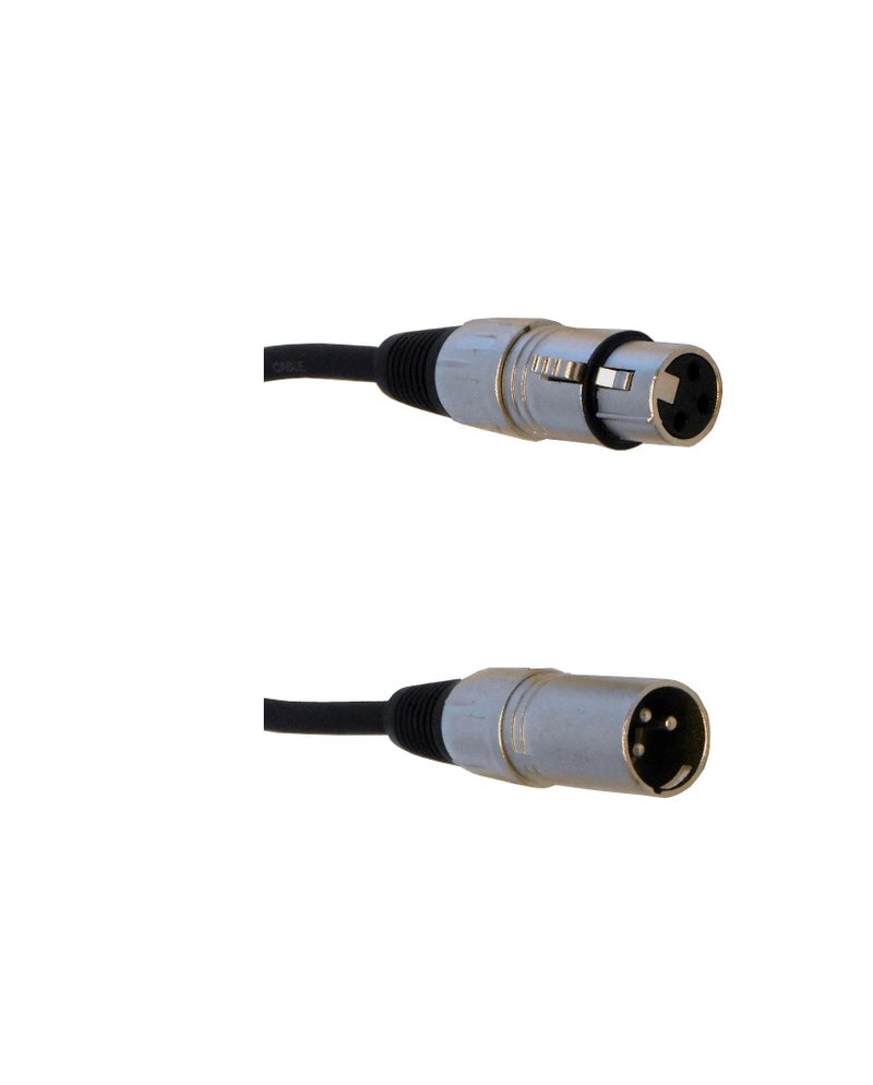 AUDIO 2000'S Audio2000'S ADC203MX2 1 ft XLF Female to XLR Male Microphone Cable (2-Pack) - Image 2